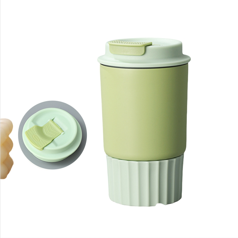 Handleless Stainless Steel Insulated Thermal Tumbler Wine Cup Double Wall Durable Coffee Mug