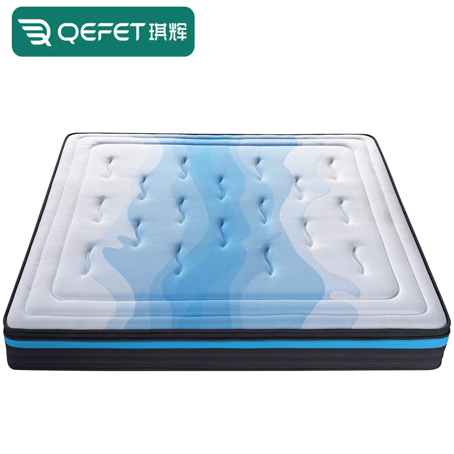 Bedroom Furniture Super Soft Foam Latex Memory Foam Knitted Fabric Mattress Pocket Spring Box Compression Mattresses
