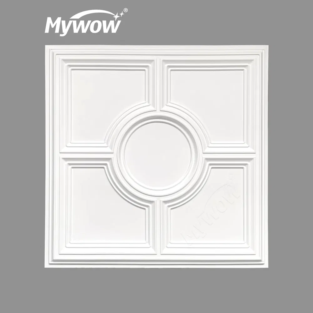 Modern 24X24FT Square Building Material Wall Panel PVC Ceiling