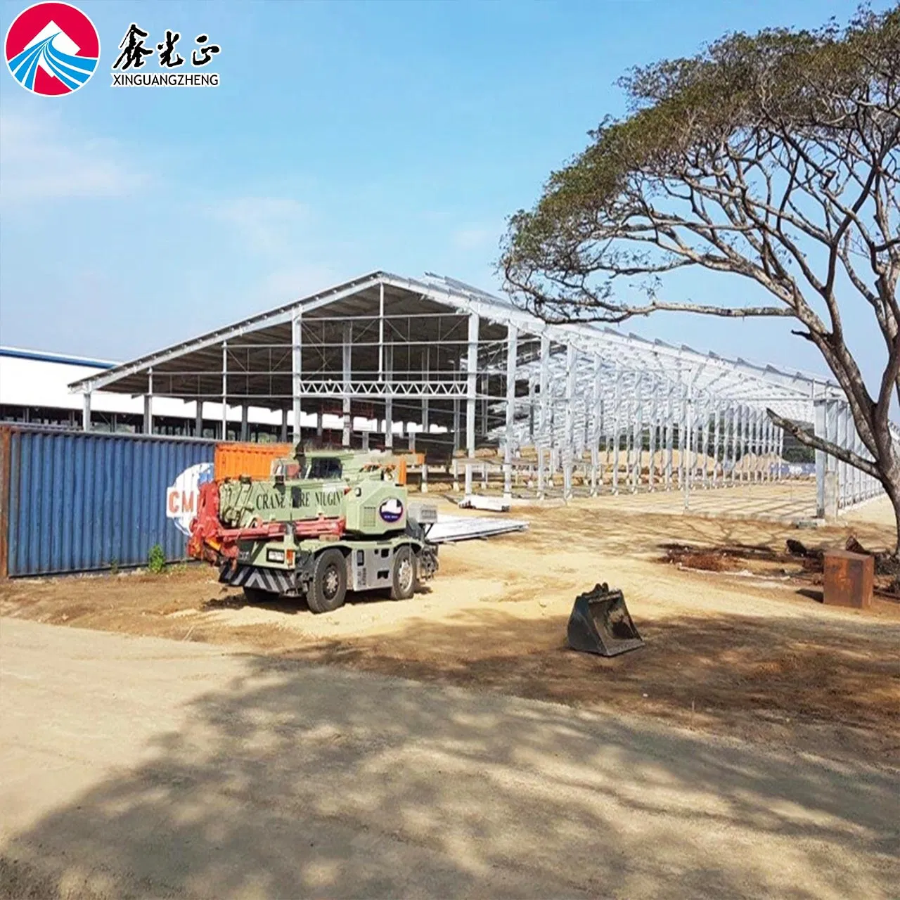 H Welded Beam and Column Steel Structure Prefabricated Horse Stall