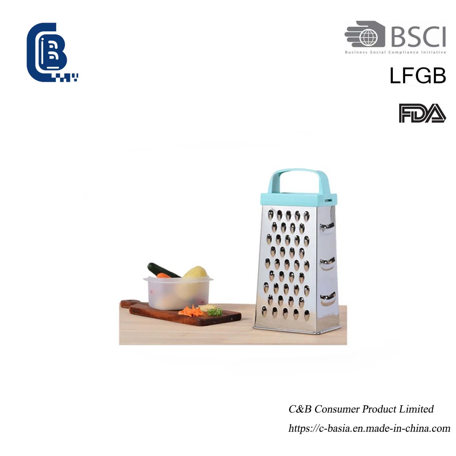 Универсальная тёрка для овощей и сыра с тёркой для цедры