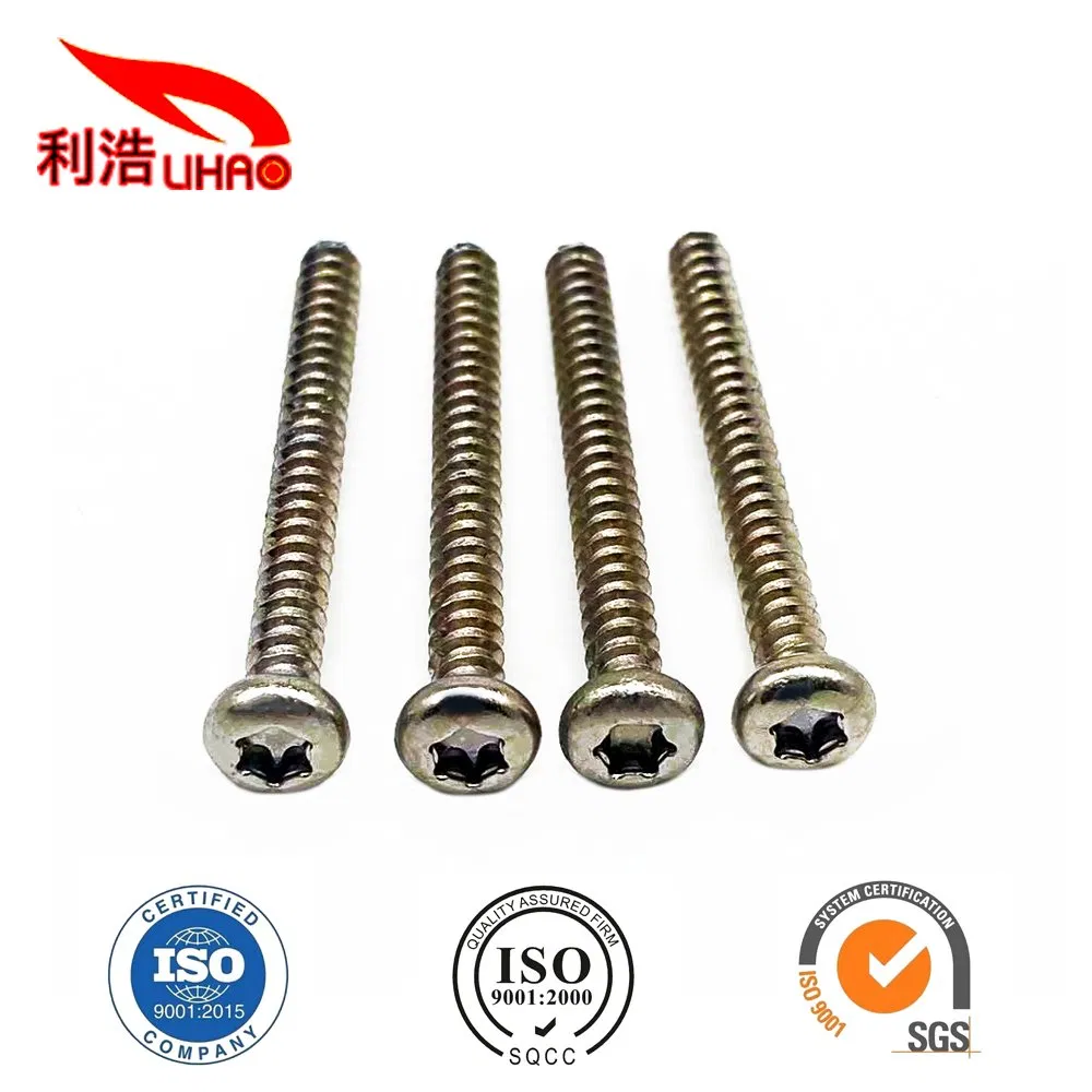 Carbon Steel Pan Head Torx Groove Metal Machine Screw