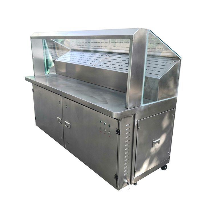 Mobile Catering Food Trailer with Fume Extractor Purify Air Treatment