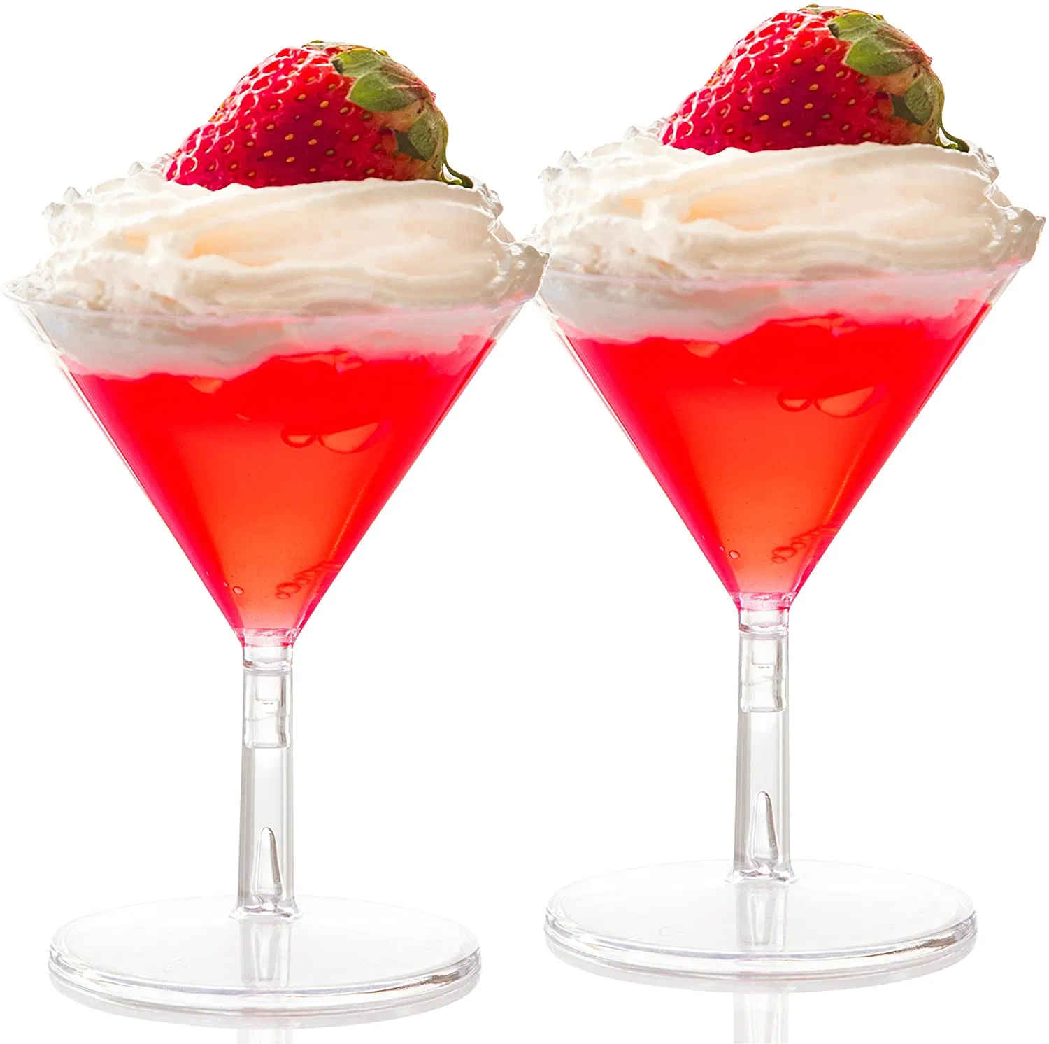 Disposable Mini Plastic Martini Glass Clear Mini Dessert Cups Cocktail Glasses for Balvenie Banff Bank Note