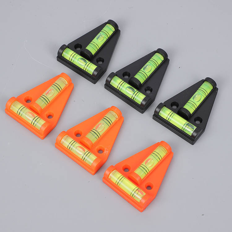 Yh3646 Professional T-Shaped Magnetic Base 2D Mini Bullseye Bubble Level Mounting Holes Durable Precise Alignment Green