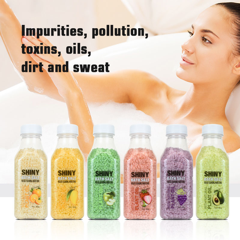 6 Kind Options Himalayan Ocean Natural No Irritation Relax Bath Herbal Sea Salt for Body