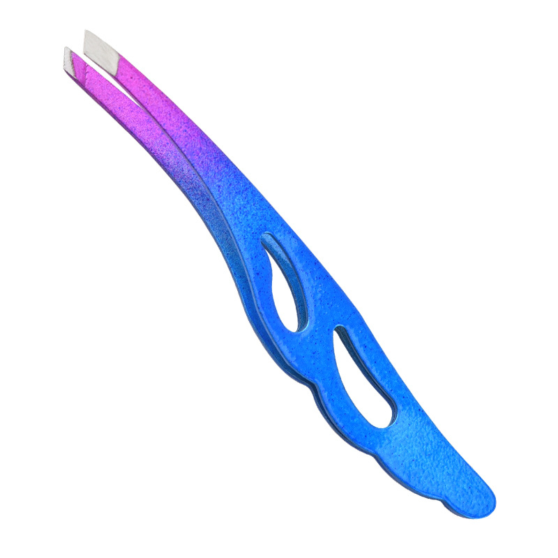 Matte Vented Feather Slanted Tip Ladies' Eyebrow Lash Banding Perm Kit Tweezers