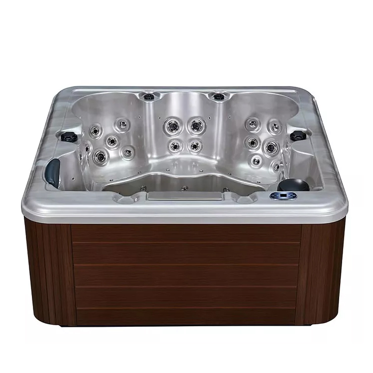 Good Price Acrylic Garden Freestanding Bathtub 4 Person Family Whirlpool Bathtub Outdoor Massage SPA Hot Tub