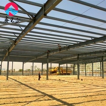 Prefabricated Steel Q355b Steel Column Corrugated Roof Panel Warehosue