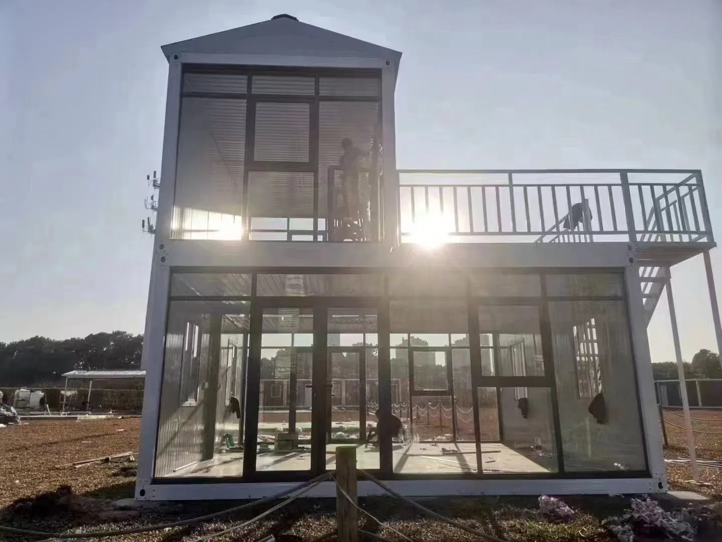 Fast Installation Flat Pack Container Prefabricated House Coffee Cafe Shop Bar