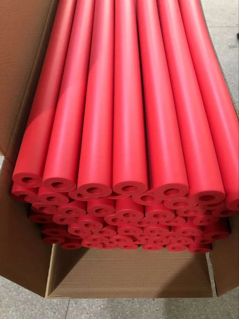 Flexible Elastomeric Foam Full Thickness Rubber Insulation Tube