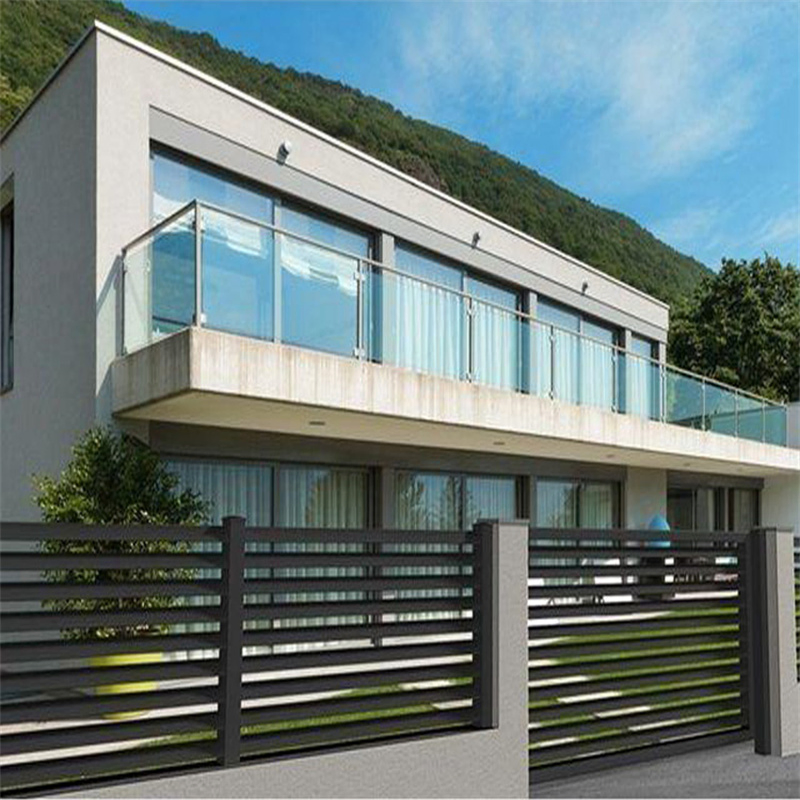 Factory Direct Sale Low Price Wrought Iron Privacy Corrosion Resistant Strong Aluminium Fence Panels Gates for Garden