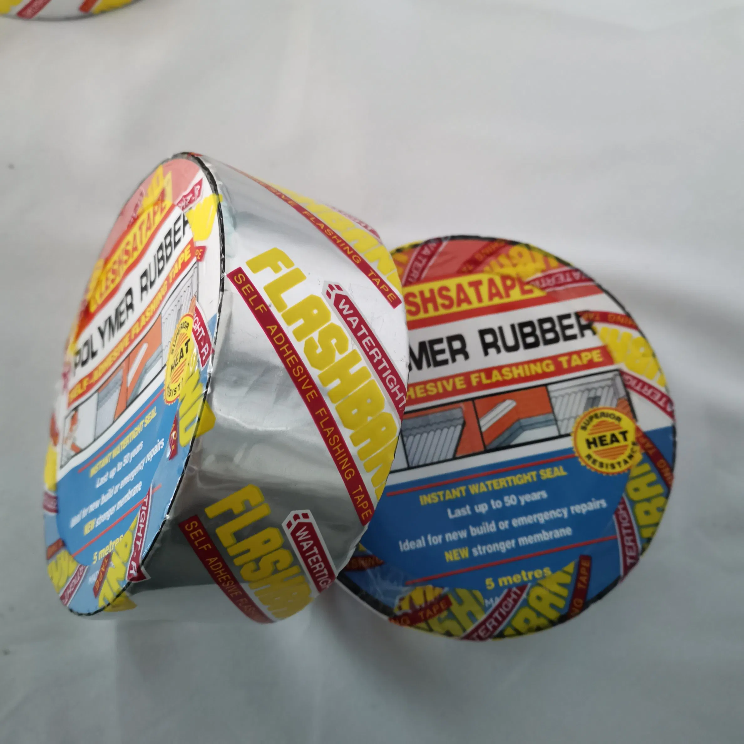 Aluminum Foil Surface Self Adhesive Bitumen Waterproof Sealing Tape