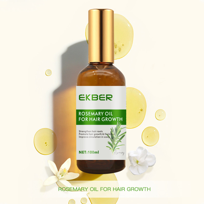 Private Label Natural Ingredient Rosemary Oil Hair Growth Male and Female Hair Regrowth Oil