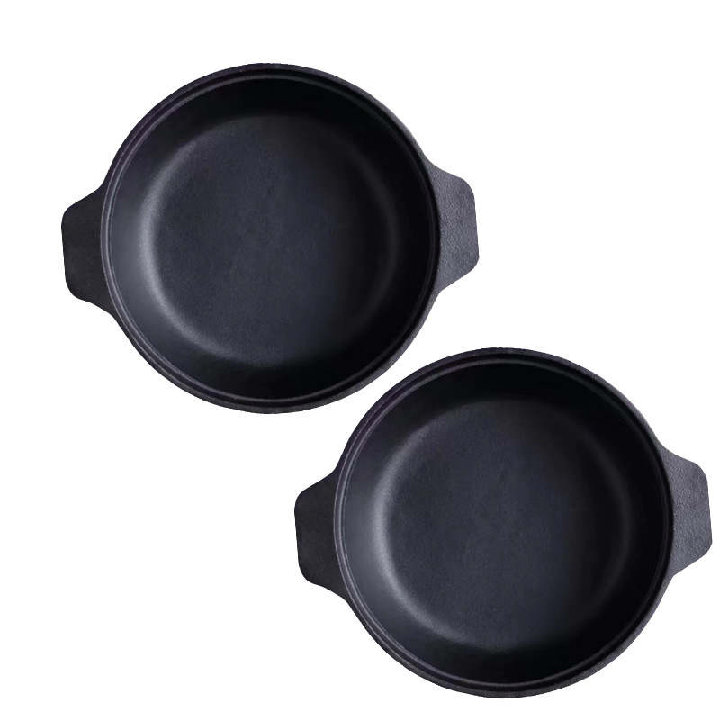 Cast Iron Home and Outdoor Non-Stick Without Coating Pan Stew Frying Kitchenware