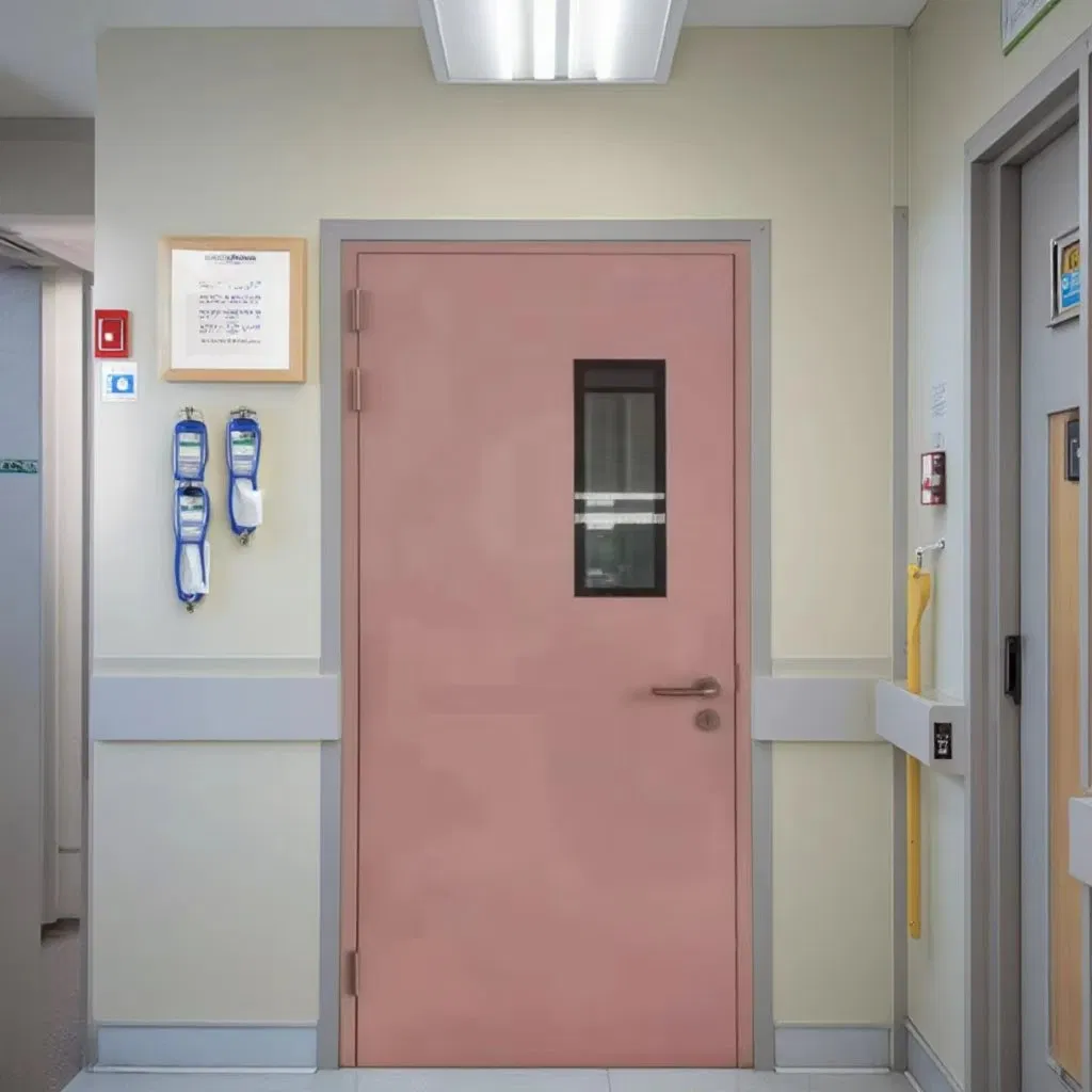 High Standard Hospital Medical Hermetic Hygienic Operating Clean Room Door Purification Room Door