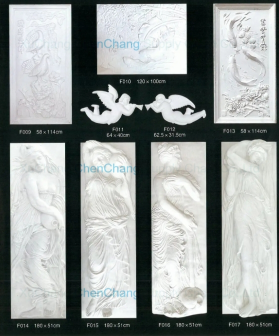 Resin Glassfiber Moulds for Making Gypsum Cornice