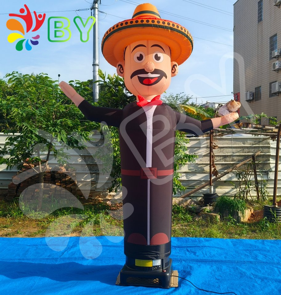 Advertising Promotional Inflatable Tube Sky Dancer Customized Air Dancer Inflatable Wave Man One or Two Legs