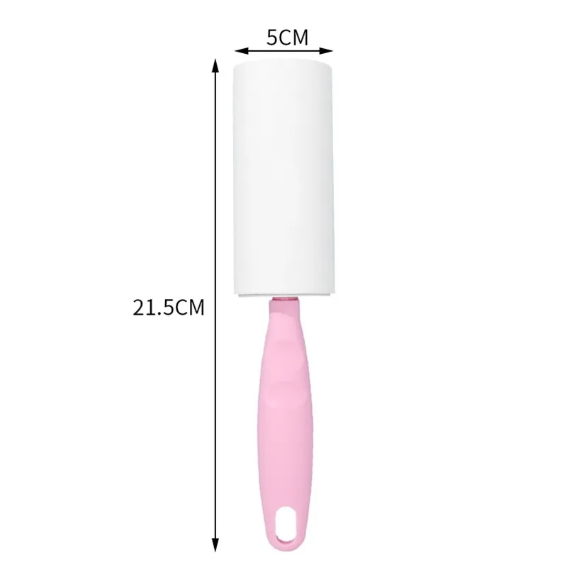 60sheets Pet Hair Lint Rollers Clothes Furniture Carpet Cleaning Brush Fuzz Fabric Shaver Portable Lint Remover