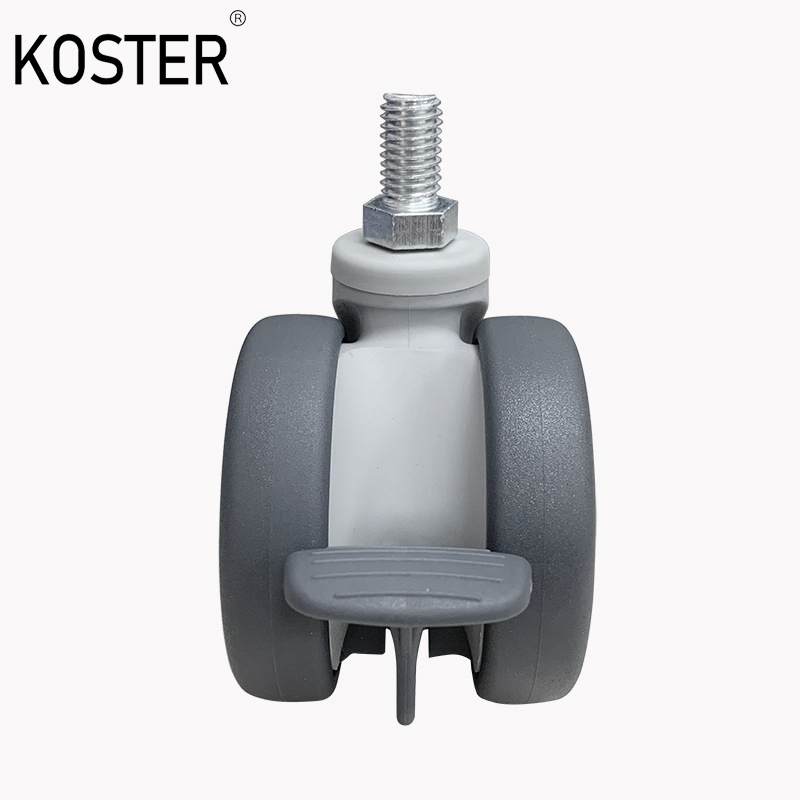 Hot Selling Good Quality PU 6in Medical Caster Light Duty Casters
