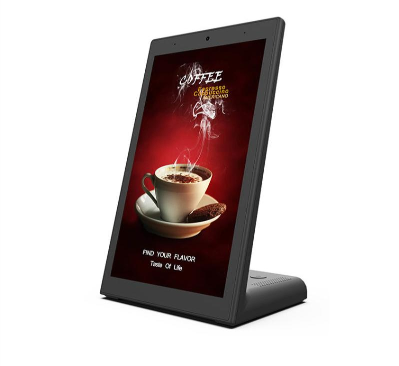 L Shape Restaurant Customer Tablet with 8-Inch LCD Touch Screen