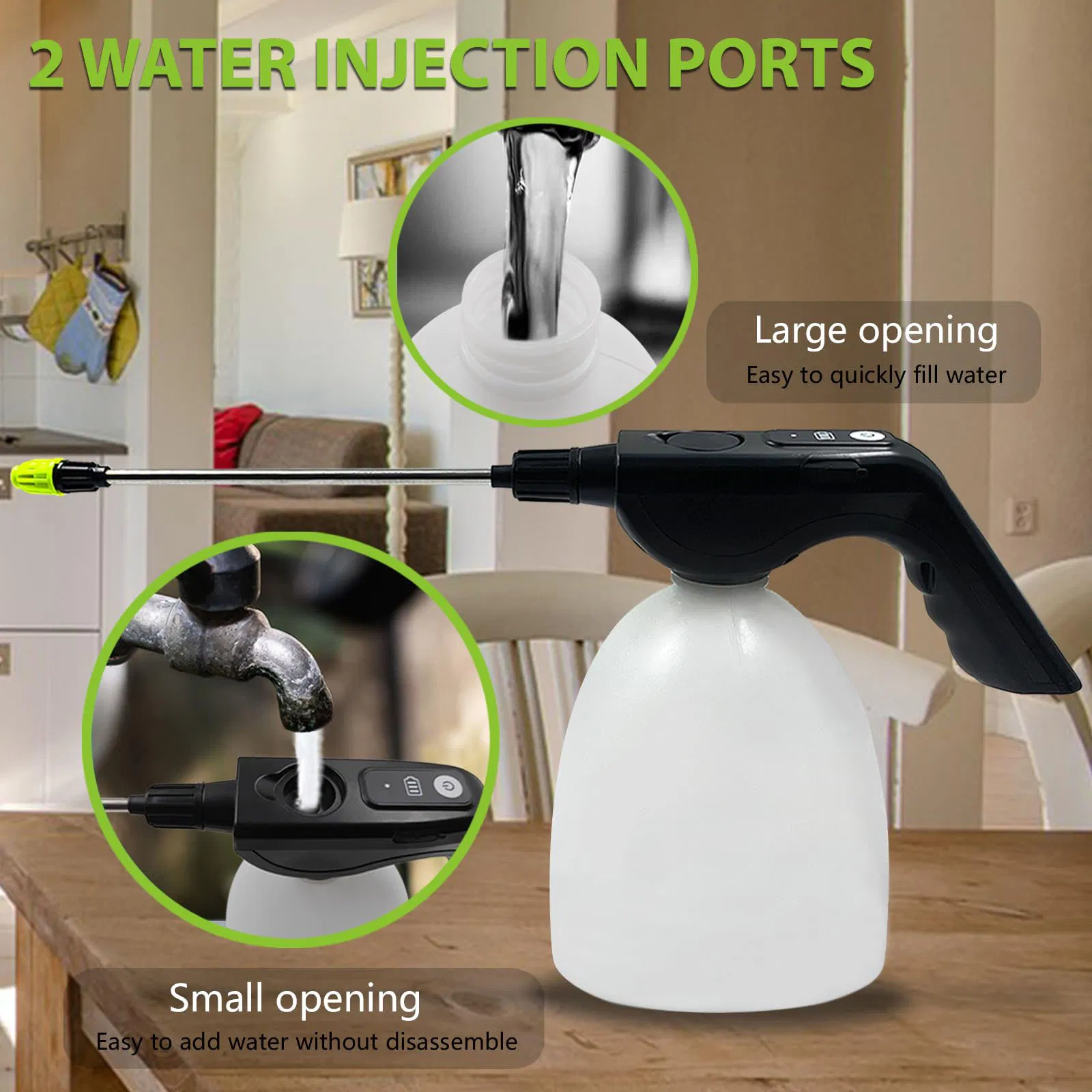 Электрический опрыскиватель для растений 2 л