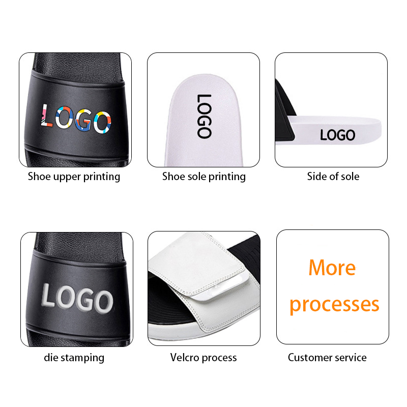 Hot Unisex Design Home Slippers Men's and Women's Non-Slip Flat Sandals EVA Summer Slippers PVC Soft Soled Slippers