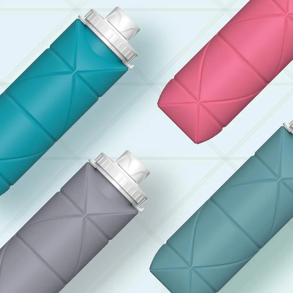 Складная бутылка для воды BPA Free, 600 мл
