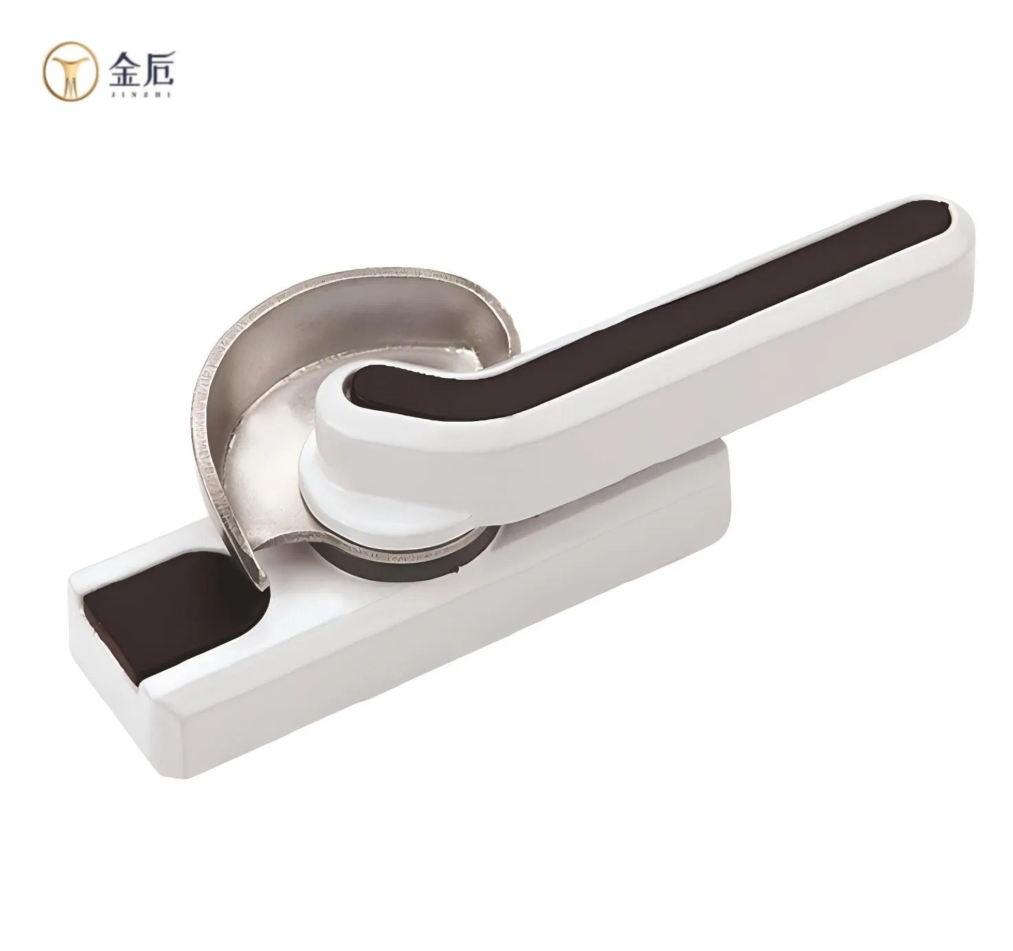 Hot Sale Zinc or Alu Alloy UPVC Sliding Windows Crescent Locker Half Moon Locker with Right and Left Opening