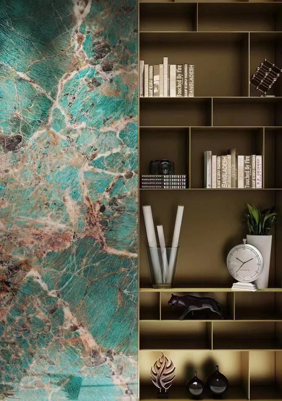 Natural Stone Amazon Green Marble for Wall / Floor /Countertops