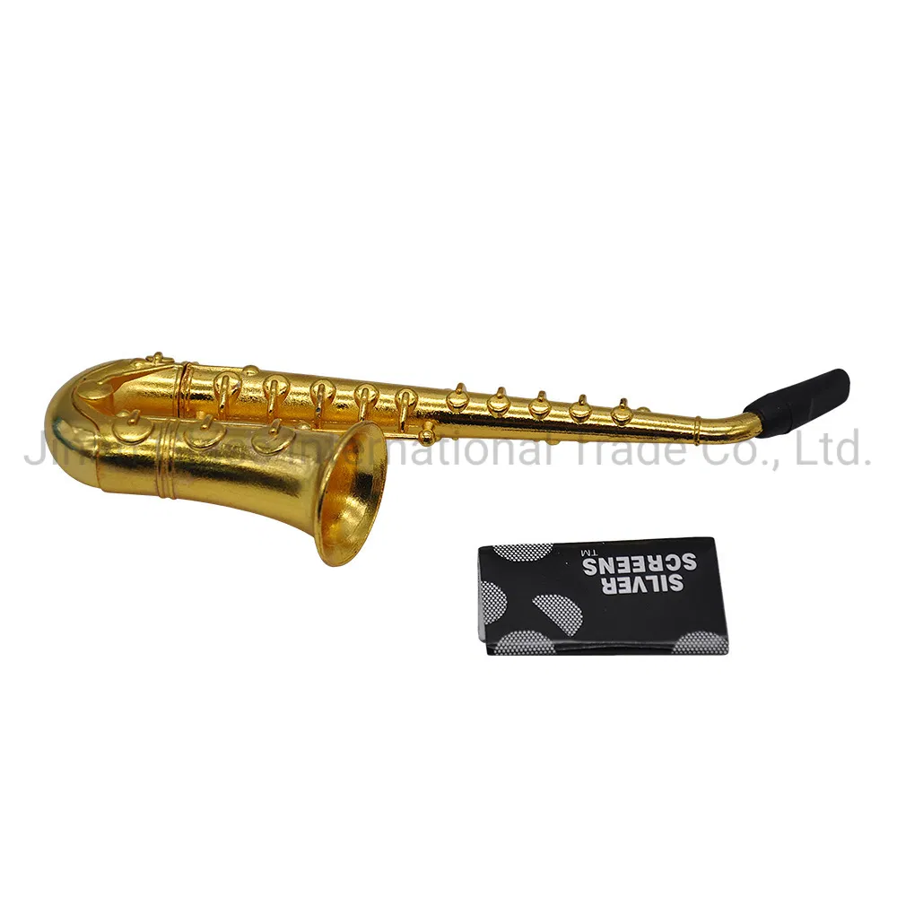 Small Saxophone Pipe Metal Pipe Smoking Pipe
