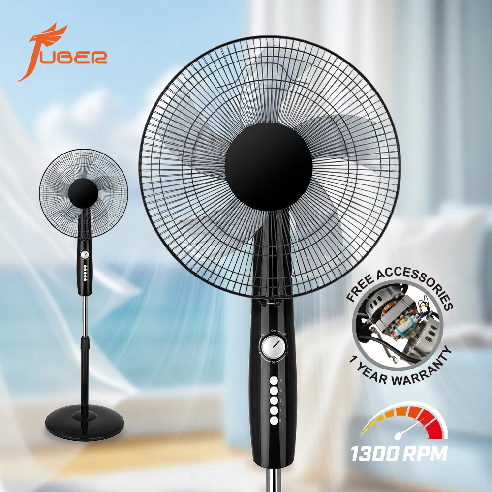 Напольный вентилятор с 5 лопастями, 3 скорости, осцилляция