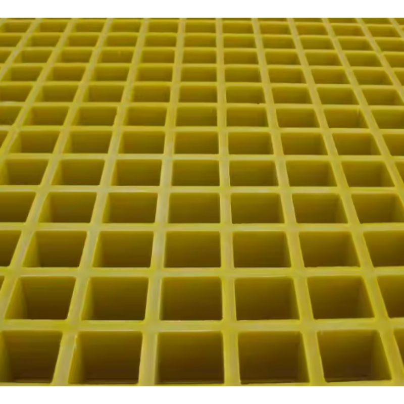Heavy Duty FRP/GRP Grating Molded Fiberglass Grid with Cutting Processing Service