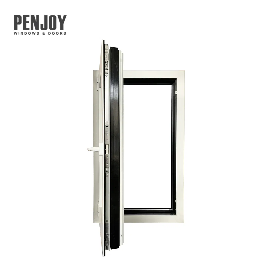 Penjoy Aluminum Thermal Window Tilt and Turn Passive House Triple Glazed Window