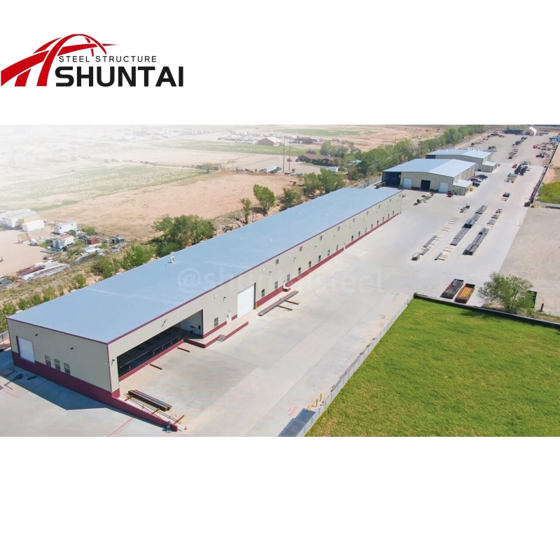 Height 12m Light Steel Prefabricated Shed Building Metal Factory Large Workshop Steel Frame Steel Structure Warehouse