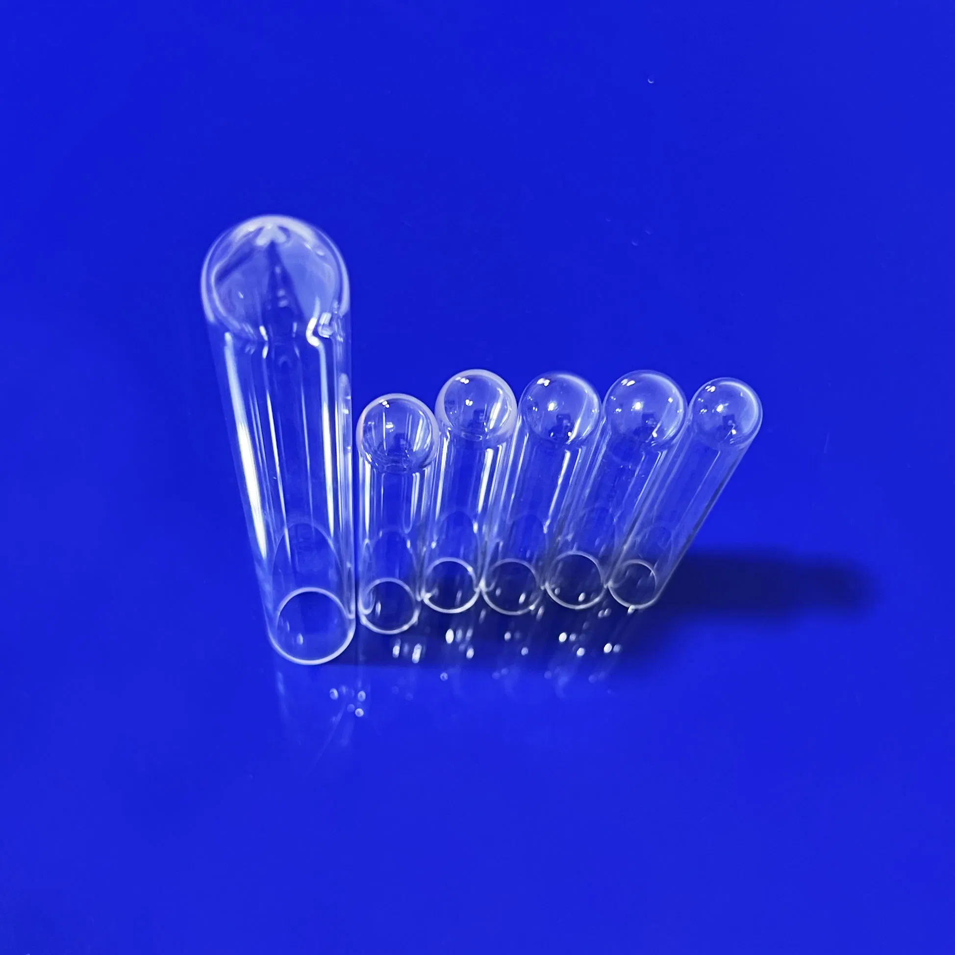 Wholesale Polished Quartz Crystal Glass Test Tube for Lab Room