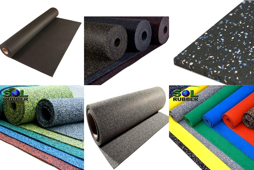 Sol Rubber Building Sound Insulation Underlayment Rubber Mats