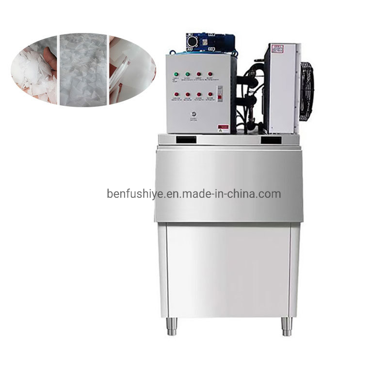 5 Ton 1 Tons Commerical Supermarket Fresh Flake Ice Machine for Food Storage