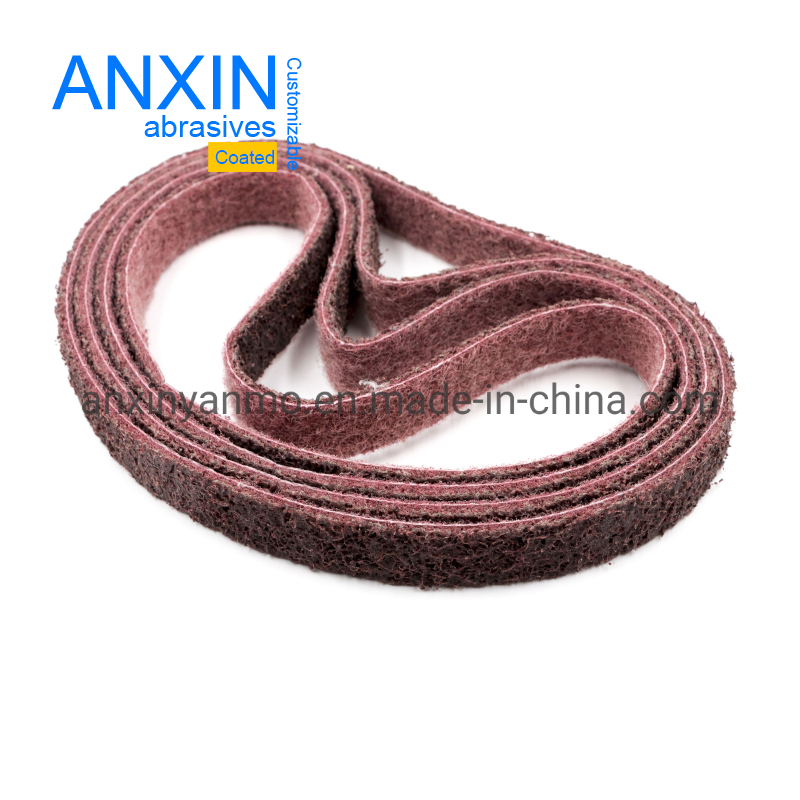 Premium 100*610mm Red Bbl Sanding Belt for Surface Finishing