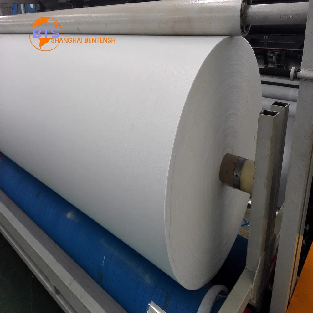 China Factory 100% Polyester Nonwoven Fabric Roll RPET Nonwoven Fabric