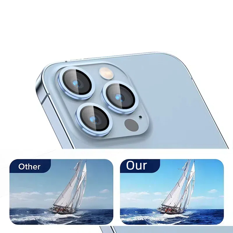 Защитная плёнка на камеру iPhone с радужным эффектом