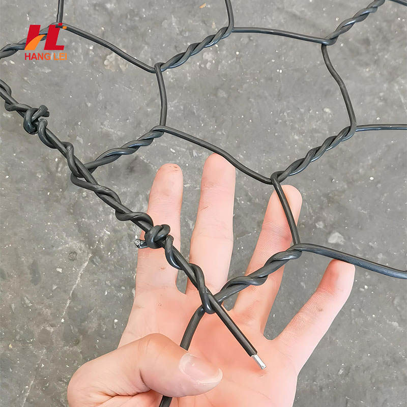 Габионная корзина из прочной каменной сетки для защиты русла рек