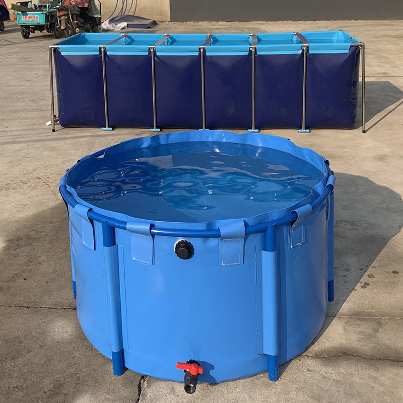 Durable Round PVC Shrimp Pond Plastic Fish Farm Tank