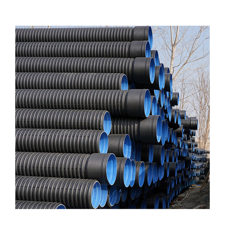 Двухслойная гофрированная дренажная труба HDPE 18 дюймов