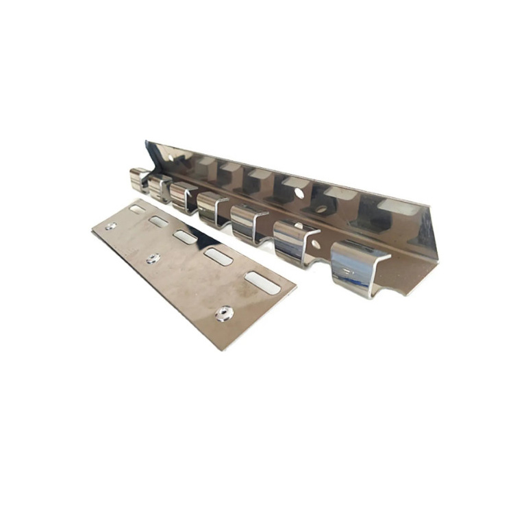 Customized Service Stainless Steel 201 Hanger & Clip for PVC Strip Curtain Support