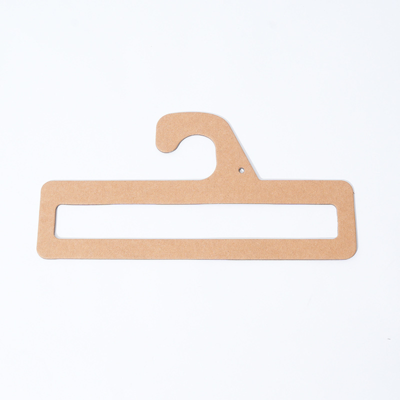 Paper Hanger Adult Model Environmentally Friendly Recyclable Plus Cardboard Hanger Kraft Paper Color Hanger Paper