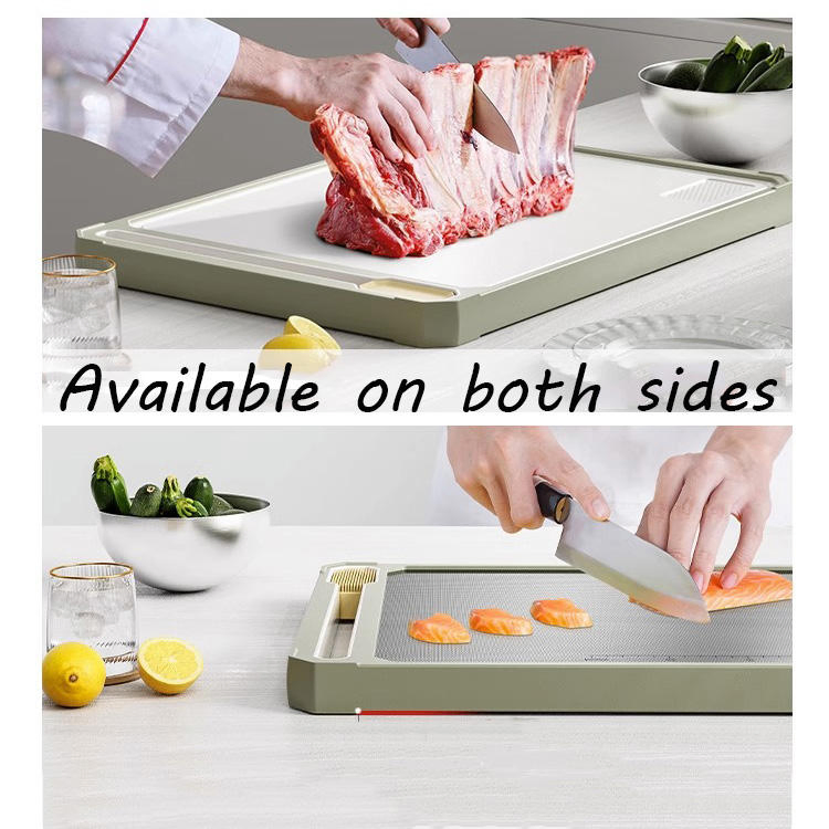 Двухсторонняя разделочная доска из нержавеющей стали