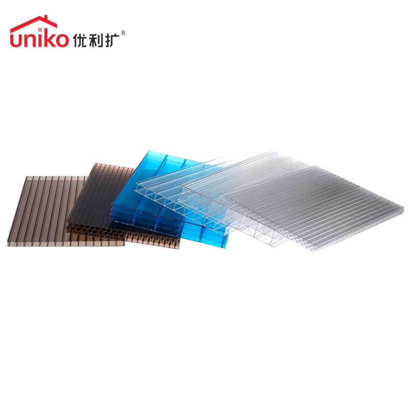 Polycarbonate Skylight Roof Sheet PC Hollow Solid Flat Roll Greenhouse Panel Price