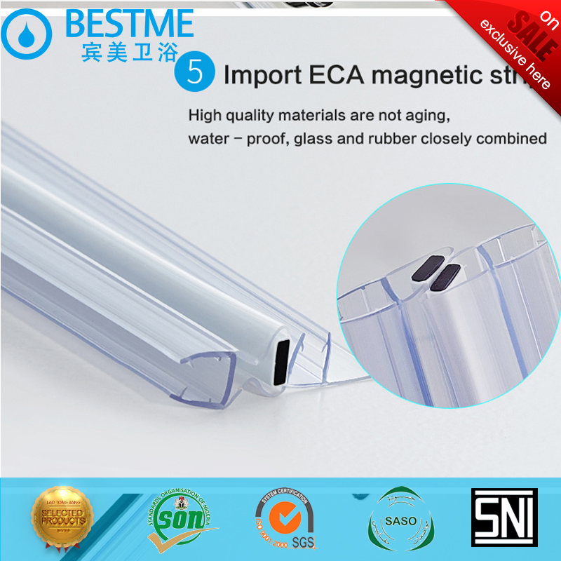 Foshan Shower Equipment Shower Curtain Simple Tempered Glass Shower Room (B2861)