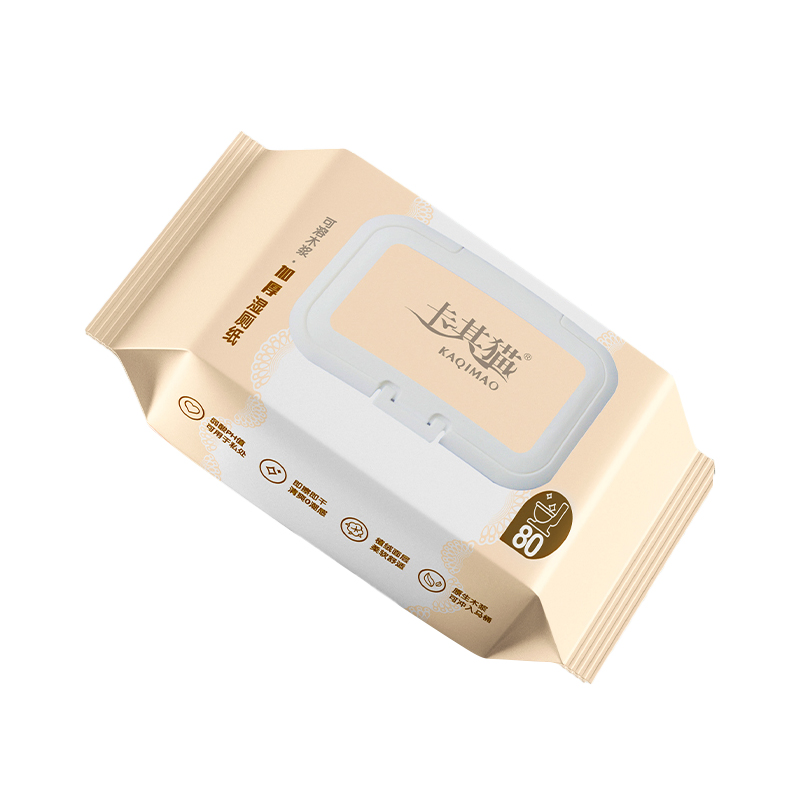 Eco-Friendly Wood Pulp Pure Water Disposable Wet Toilet Paper Wipes